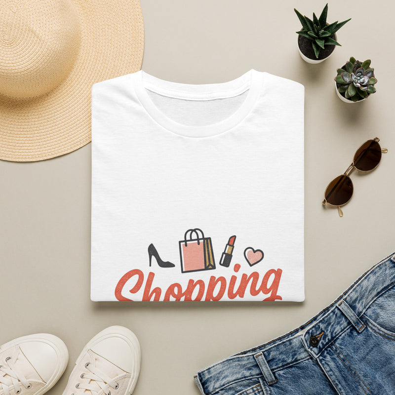 Shopping Is My Cardio T-Shirt — Funny Retail Lover Graphic Tee