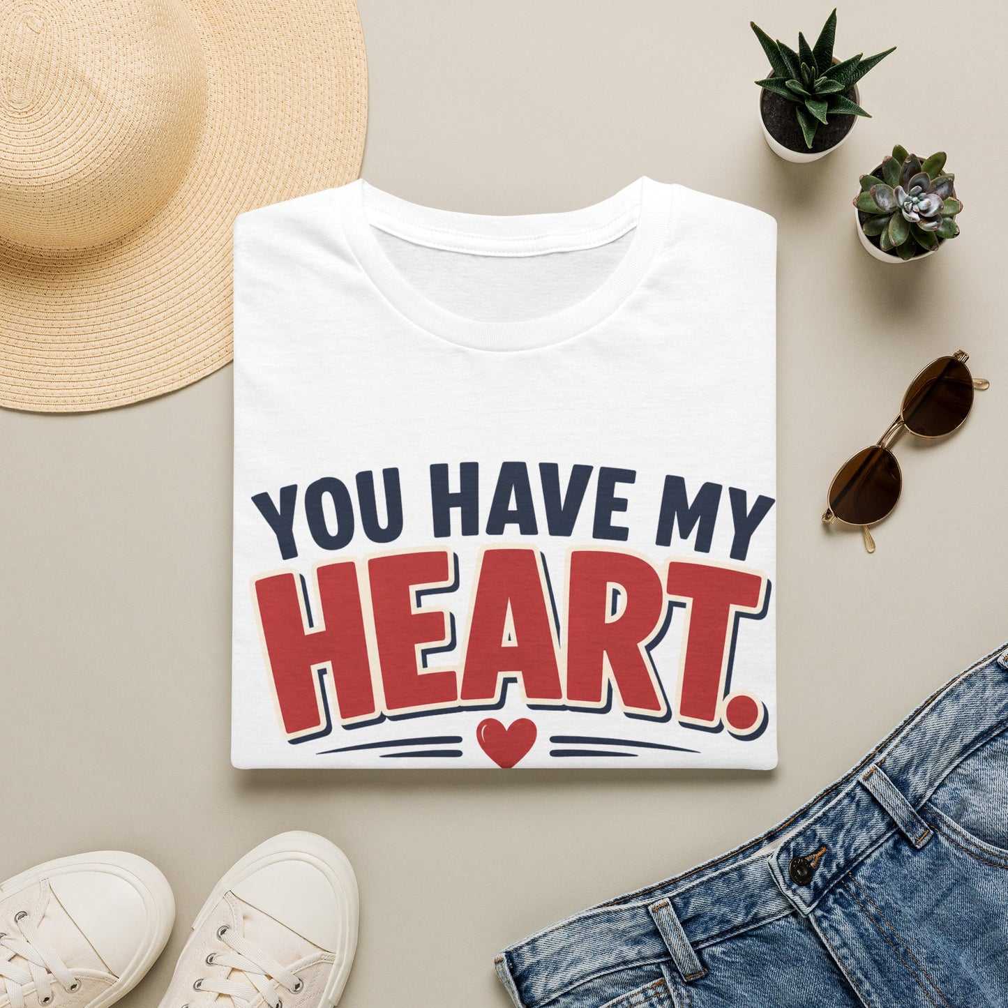 You Have My Heart T-Shirt — Funny Mom & Parent Tee (“The Kids Have the Rest of Your Energy”)