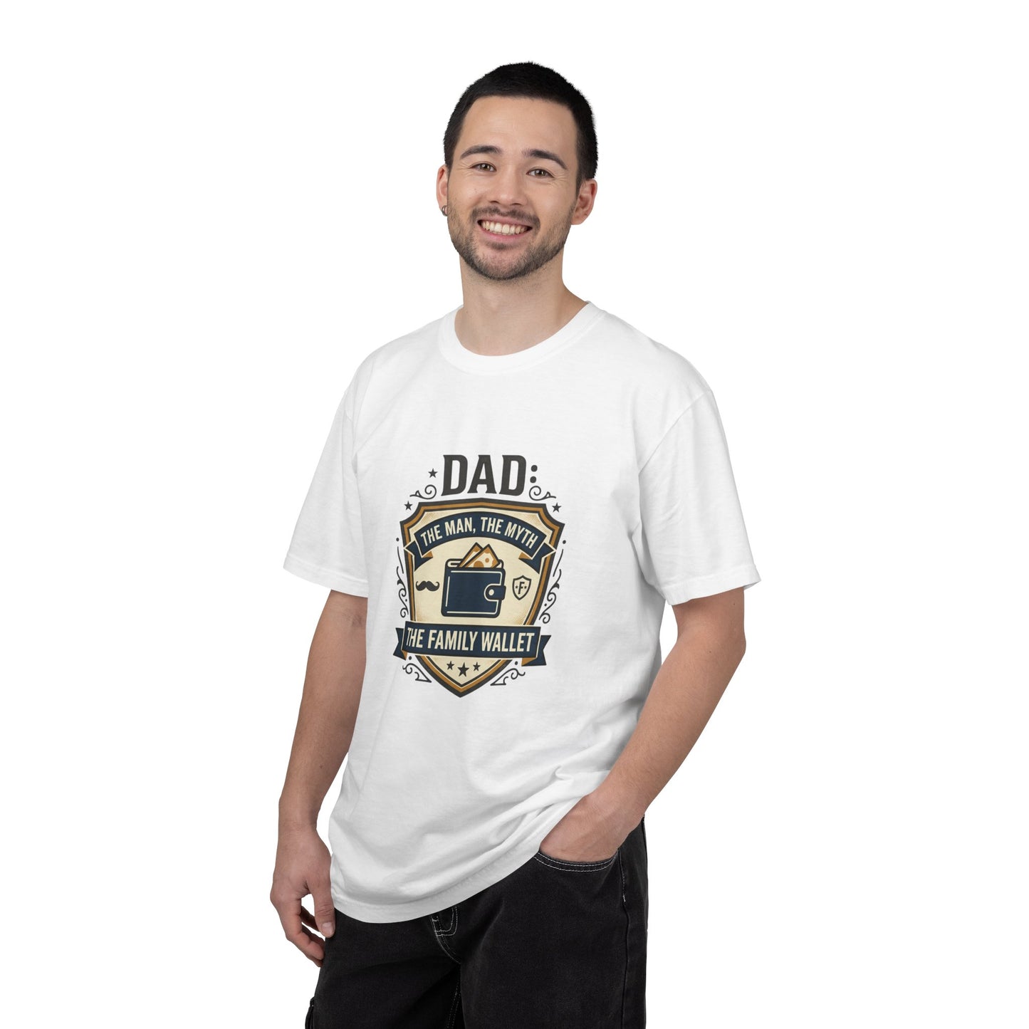 Dad Vintage Radio T-Shirt — "Dad: His Hair, His Way" Retro Gift for Fathers