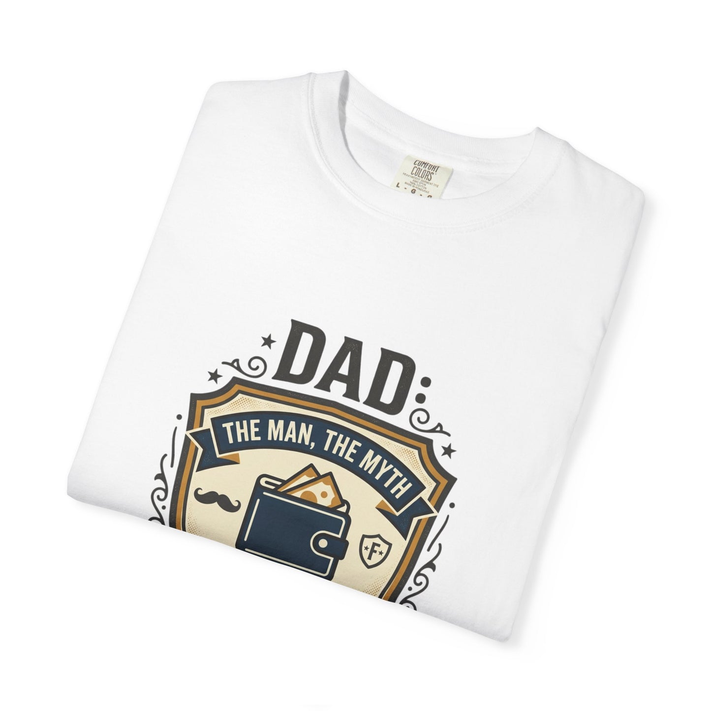 Dad Vintage Radio T-Shirt — "Dad: His Hair, His Way" Retro Gift for Fathers