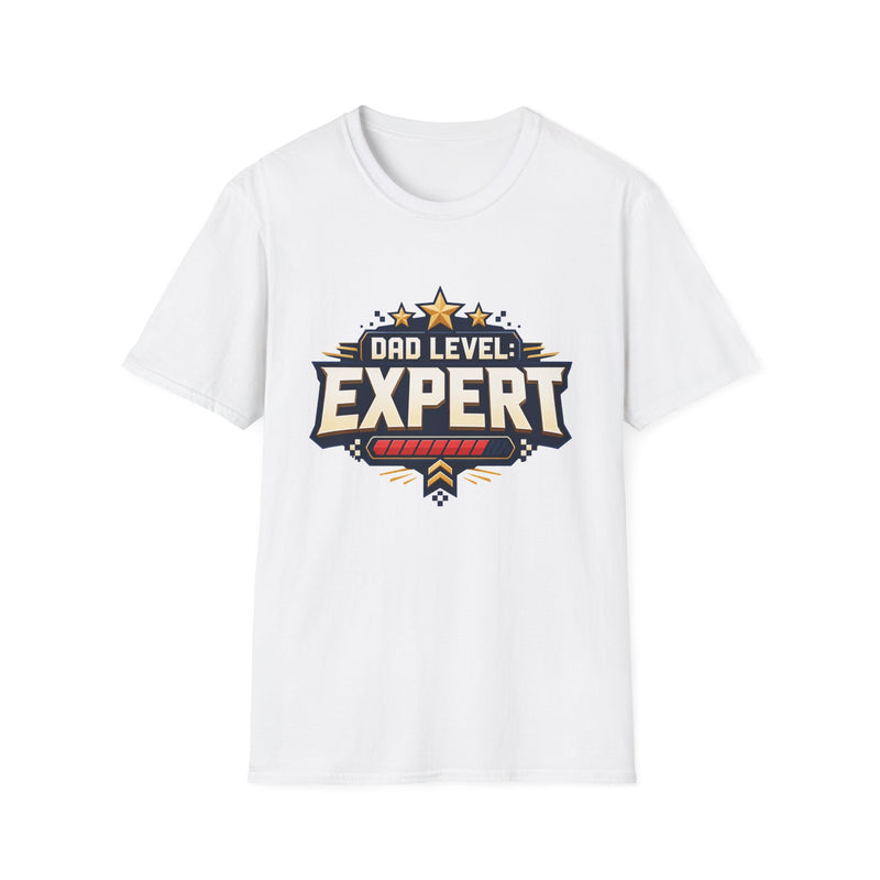 Dad Level: Expert T-Shirt — Father’s Day Funny Graphic Tee