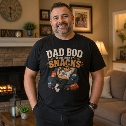 Dad Bod — Sponsored by Snacks Funny Shirt