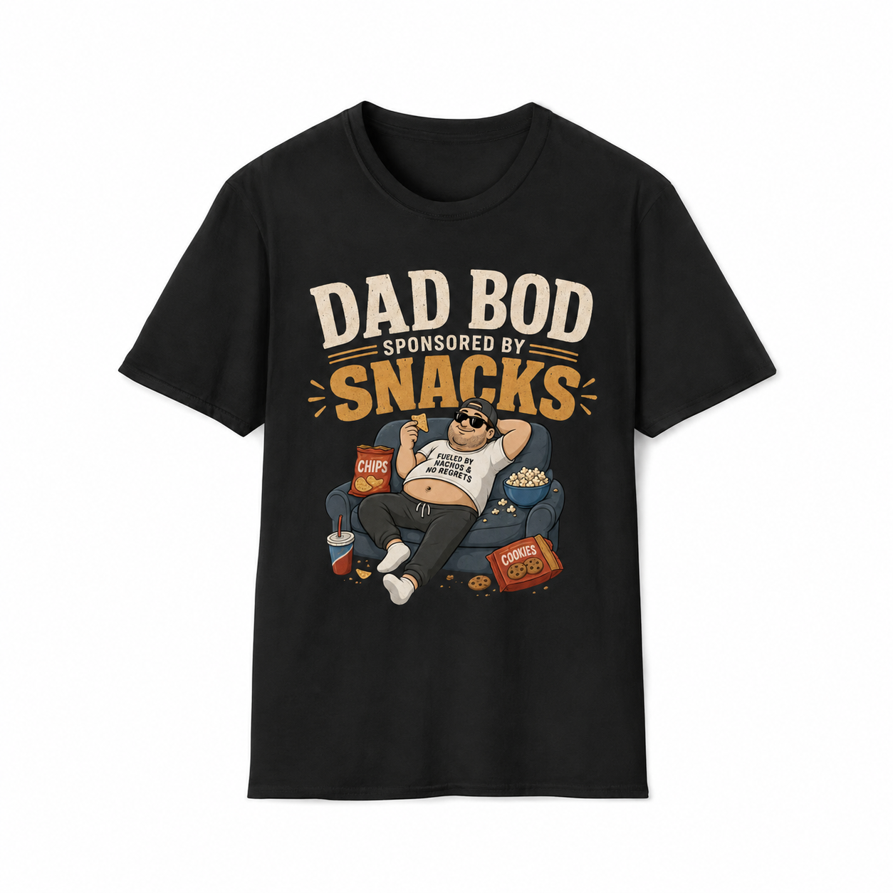 Dad Bod — Sponsored by Snacks Funny Shirt
