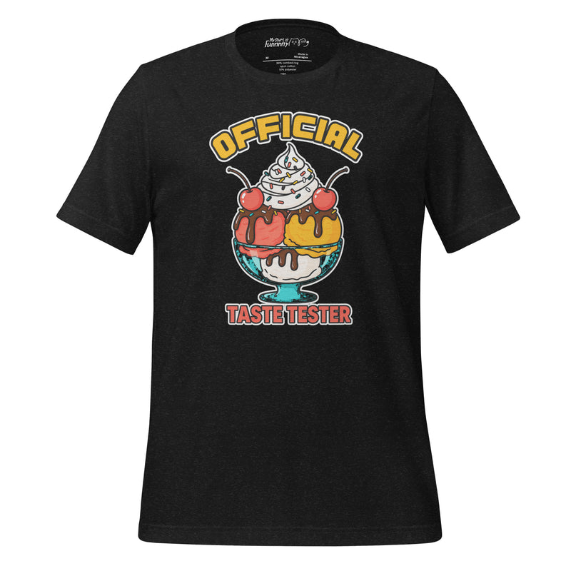 Official Taste Tester Ice Cream Sundae T-Shirt
